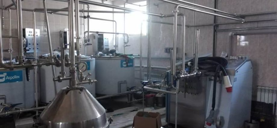 Монтаж завода по переработке молока на 30 тонн в сутки